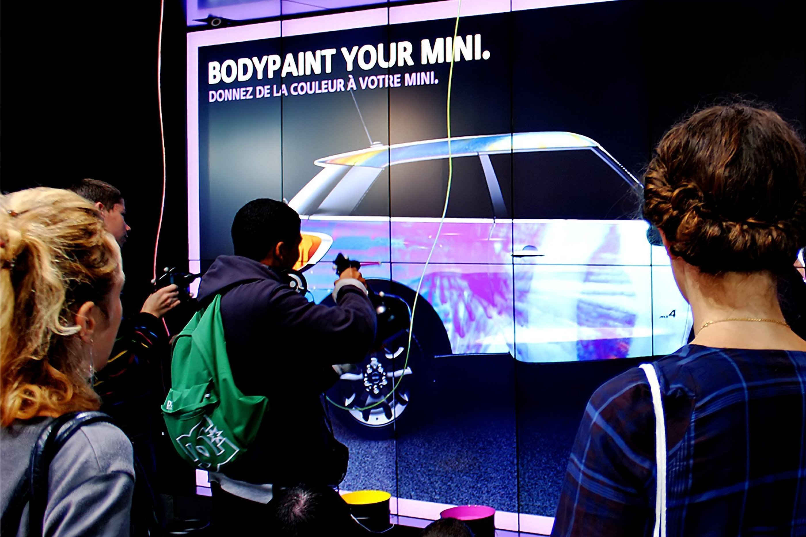 MESO – MINI: Playful car paint game for international automotive A-fair